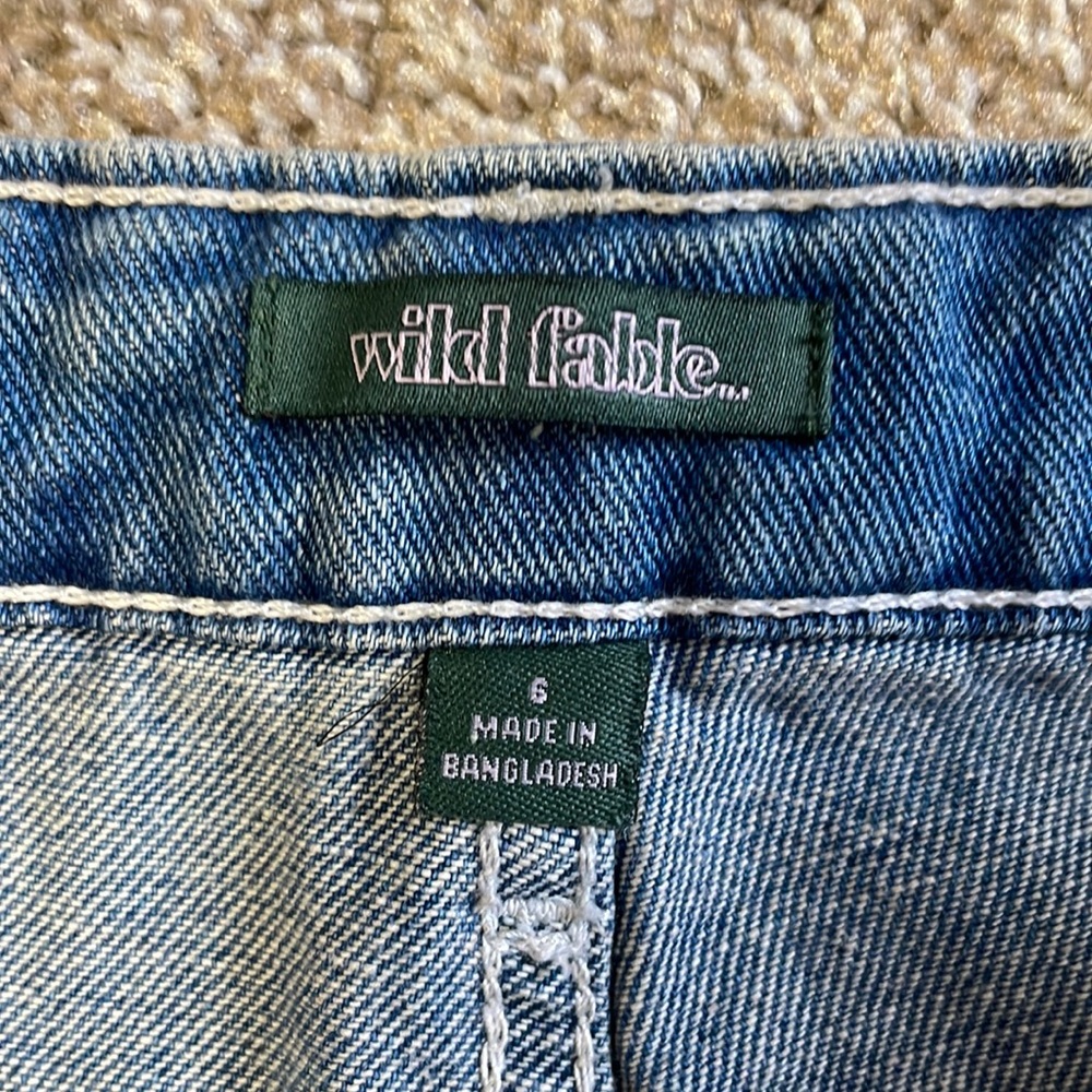 NWT Wild Fable Denim Flower Shorts - Picture 2 of 7